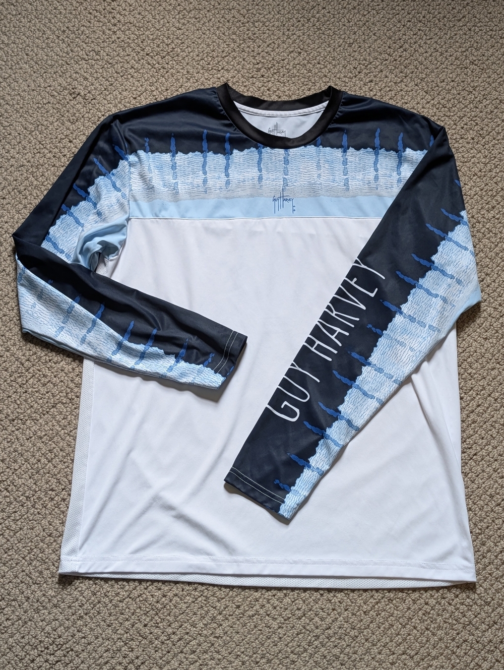 Guy Harvey L performance fishing stretch long sleeve Shirt